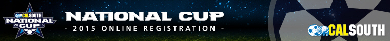 2015 USYS Cal South National Cup Youngers U12-13 banner